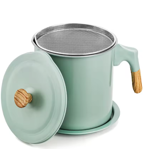 Récipient à Huile Usagée 1,4 L – Filtre Intégré & Couvercle Anti-Goutte