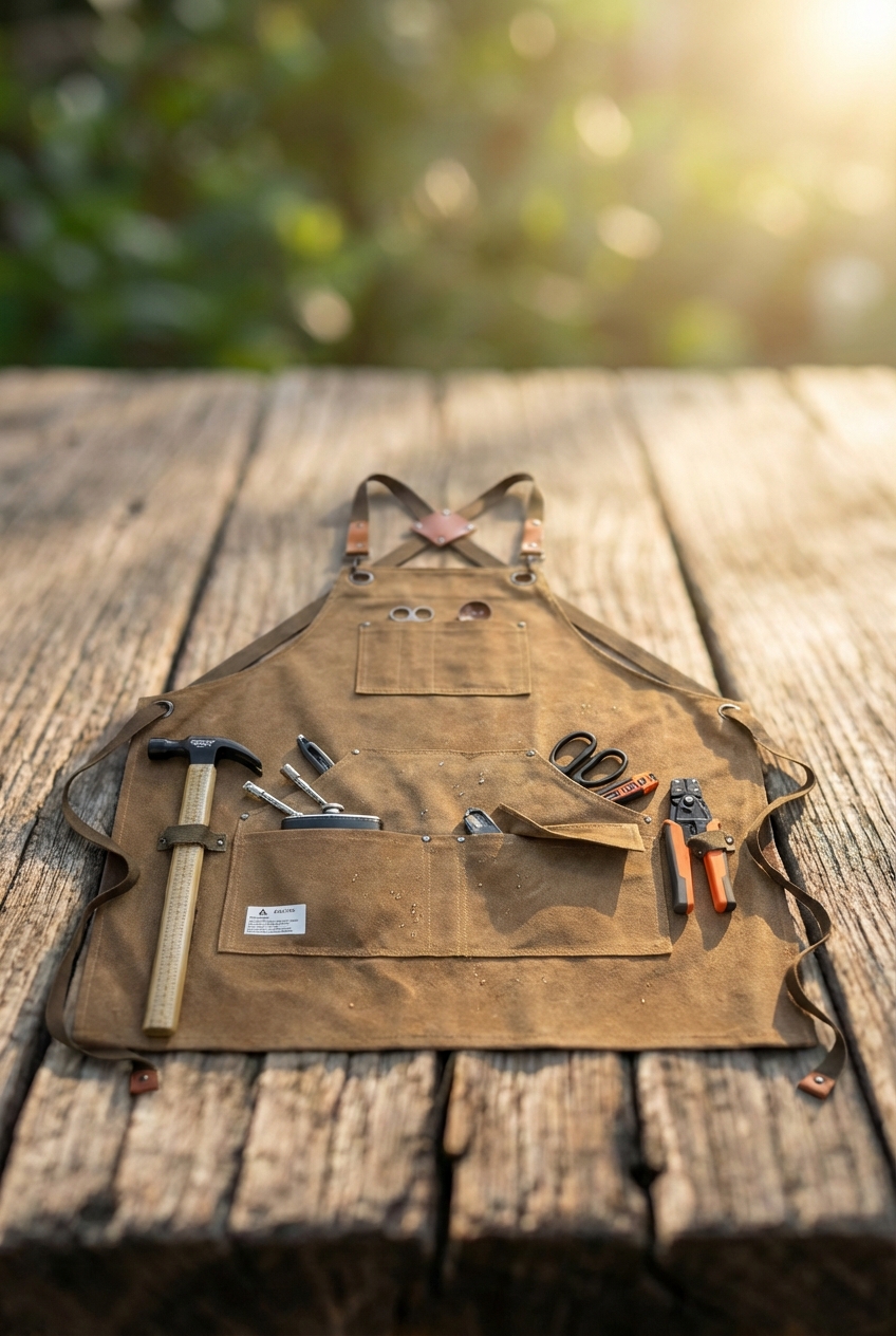 IRONFIELD™ - Tablier de travail multi-poches en toile épaissie